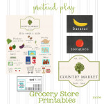 Grocery Store Printables Pretend Play Market Printable