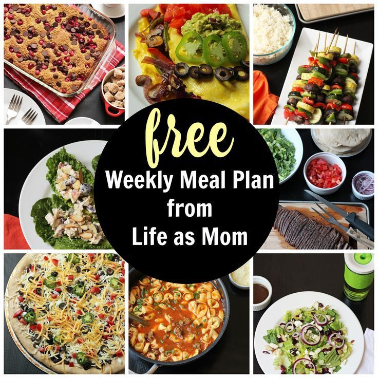 Https Lifeasmom Free printable meal plans grocery 