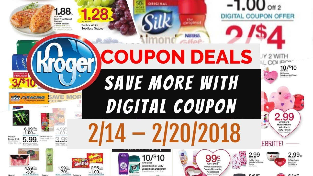 Kroger Coupon Deals February 14 20 2018 YouTube