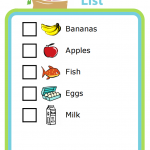 Make Your Own List Mobile Or Printed Kids Grocery Store