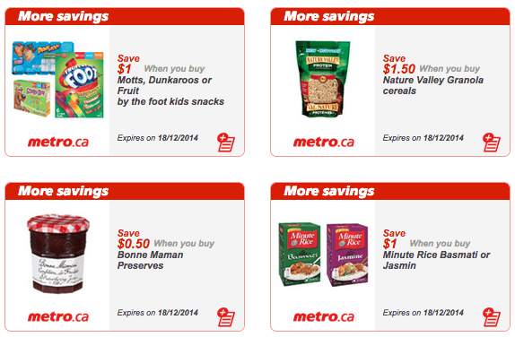 Metro Ontario Canada New Grocery Printable Coupons 