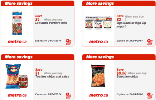 Metro Ontario Canada Printable Grocery Coupons April 18 