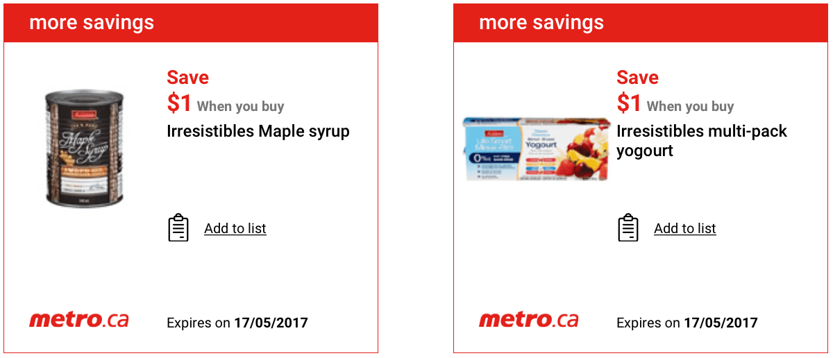 Metro Quebec Canada Exclusive Printable Coupons May 11 