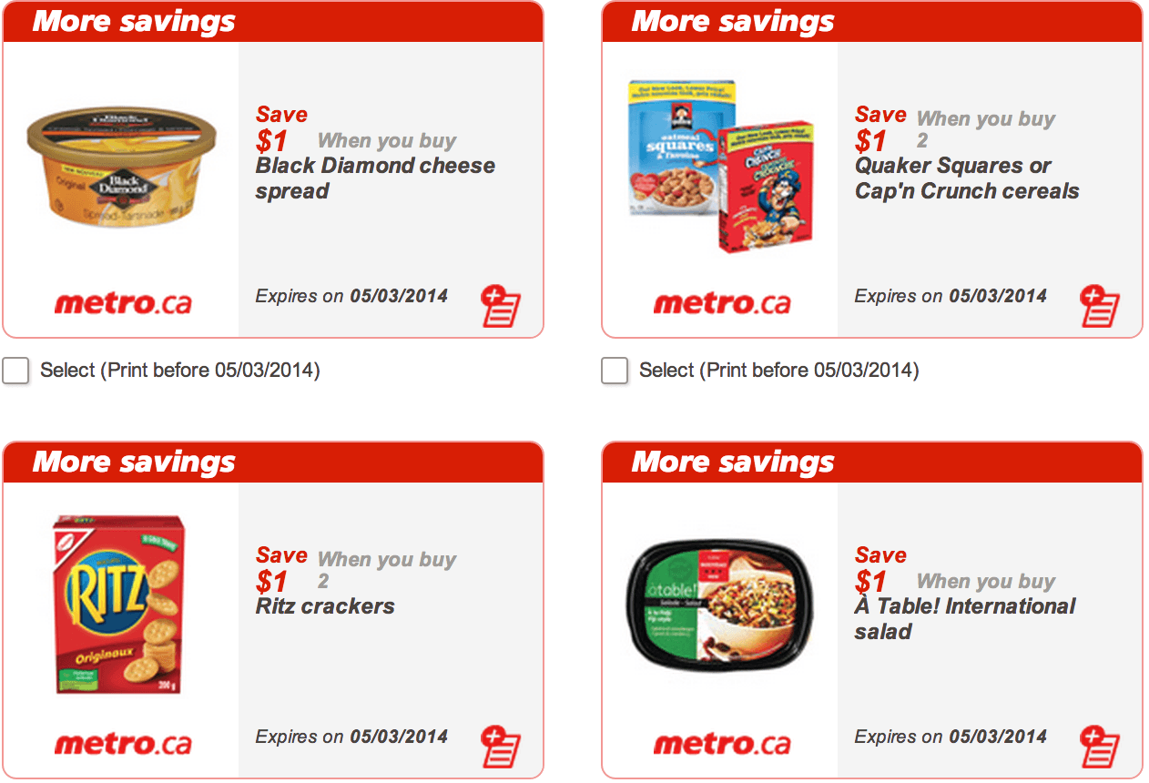 Metro Quebec Canada Printable Grocery Coupons Valid Till 