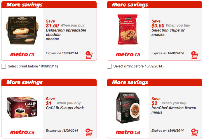 New Metro Quebec Printable Grocery Coupons Canadian 