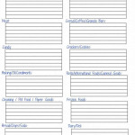 Printable Grocery List How To BE Organized MomOf6