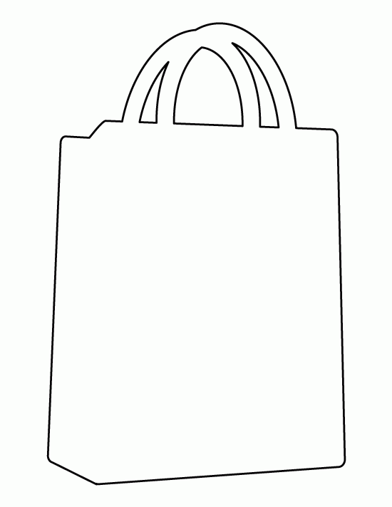 Printable Shopping Bag Template