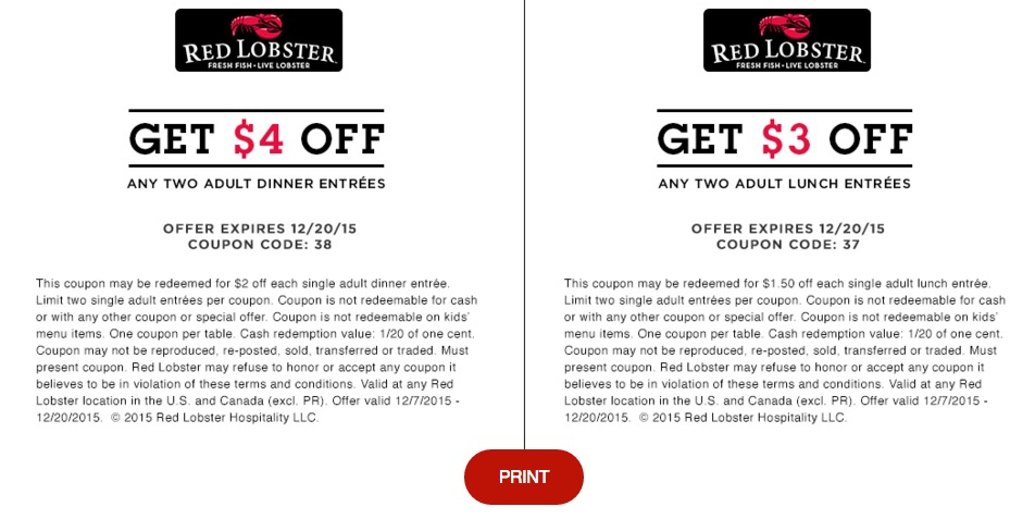 Red Lobster Printable Coupons November 2017 Download 