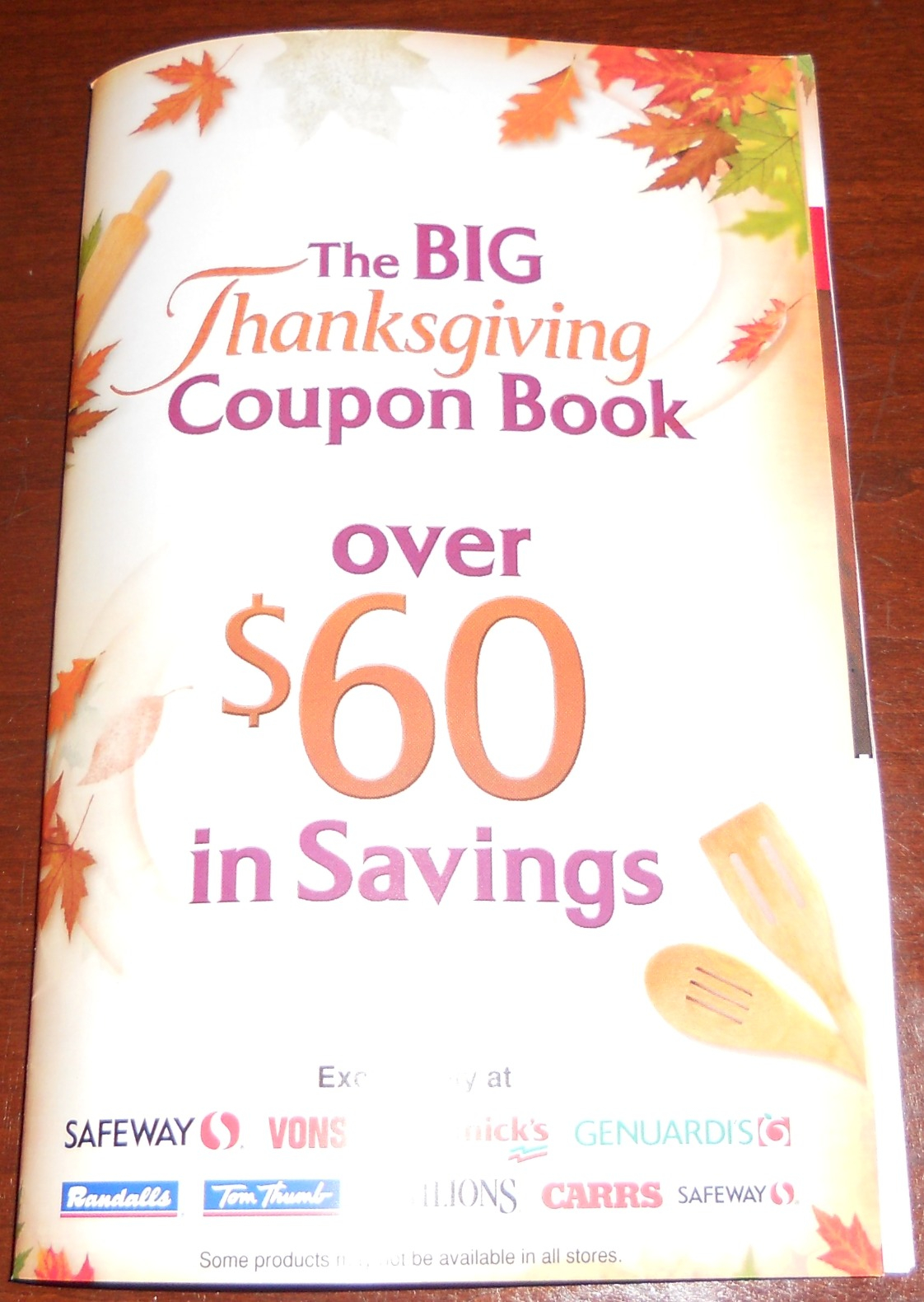 Safeway Thanksgiving Coupon Book 60 Savings Grocery 