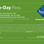 Sam s Club Printable Coupons Free One Day Pass Printable