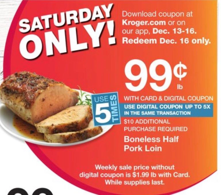 SATURDAY 12 16 17 ONLY At Kroger couponcommunity 