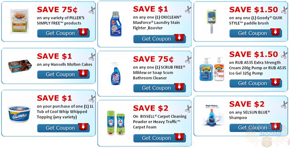 Some Canadian Coupons From Smartsource ca Printable 