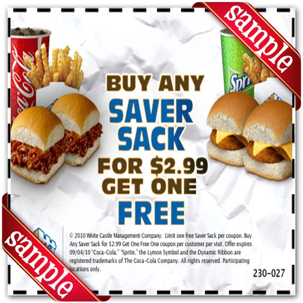 White Castle Printable Coupon May 2020 Coupons Free 