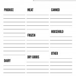 Editable Grocery List Template Printable In 2020 Grocery