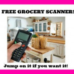 Free Grocery Scanner LAST CHANCE THIS MONTH