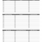 Free Printable Blank Grocery List Pdf Grocery Shopping