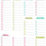 Grocery Shopping List Template print This Template Out