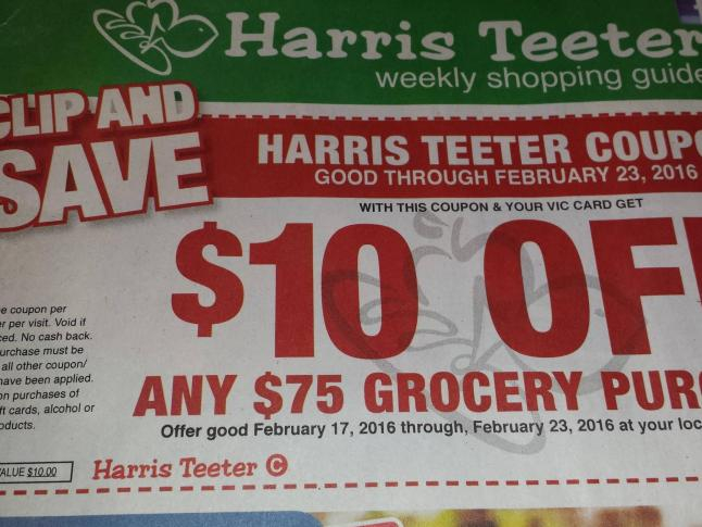 Harris Teeter 10 Off 75 Coupon In Ad Today WRAL