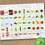 INSTANT DOWNLOAD My Shopping List Grocery List For Kids