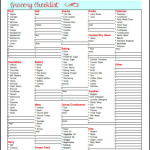 Pdf download free printable grocery checklist