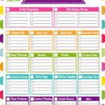Printable Grocery List For Erin Condren Plum By