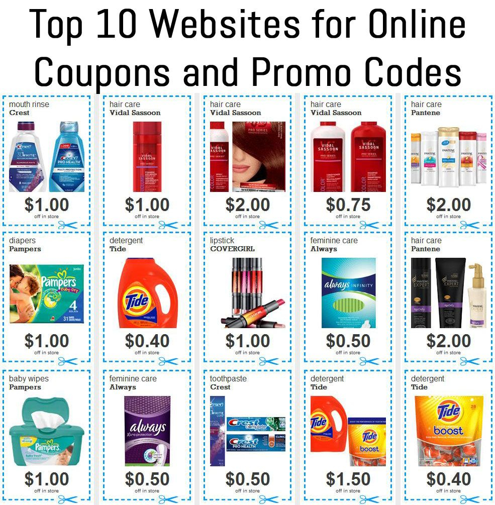 Top 10 Websites For Online Coupons And Promo Codes Yo 