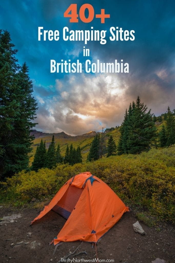 40 Free Camping Sites In British Columbia Canada 