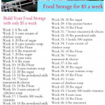 Build Your Food Storage For As Little As 5 A Week plus