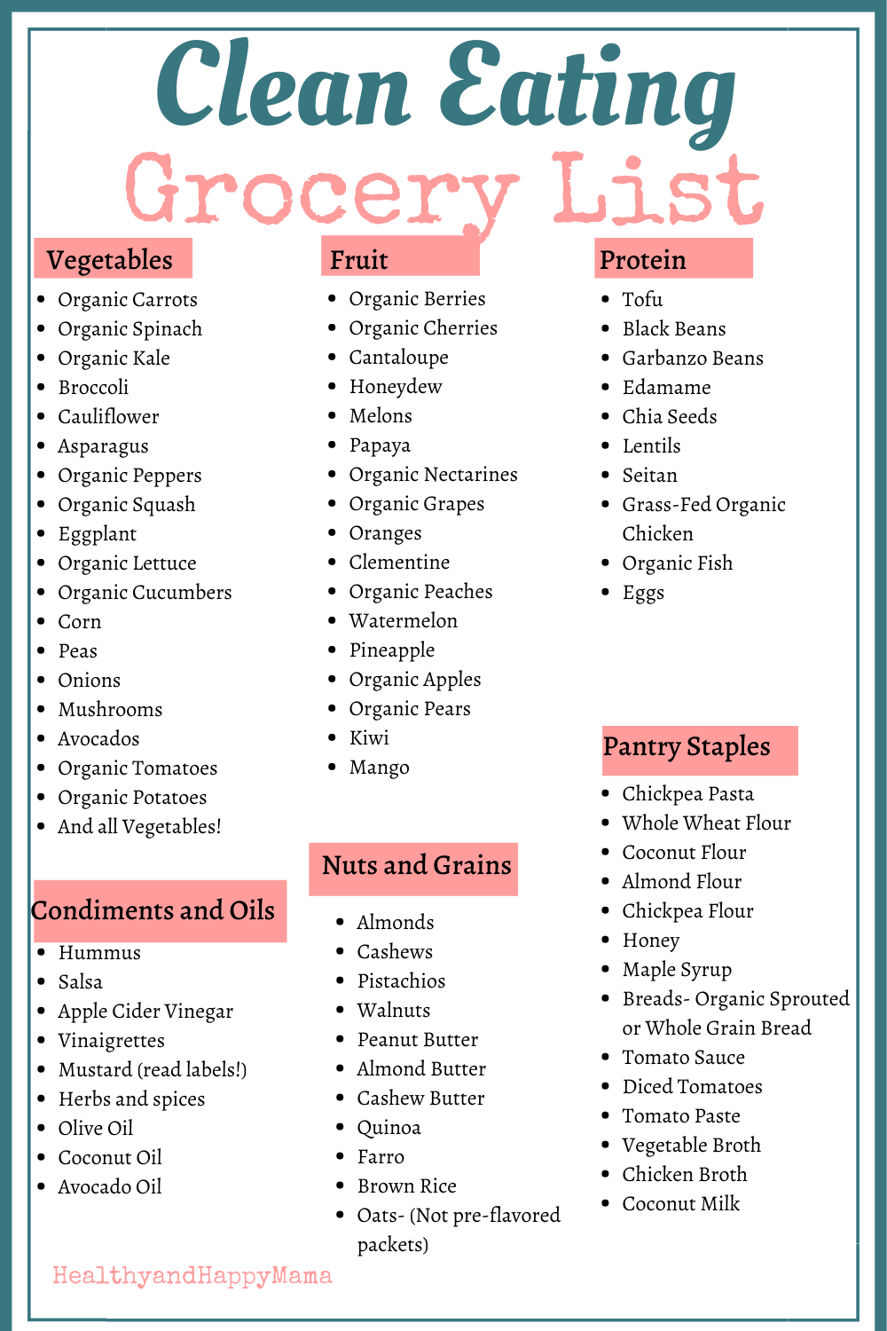 Clean Eating Grocery List Pdf Lentil Bolognese Recipe Vegan
