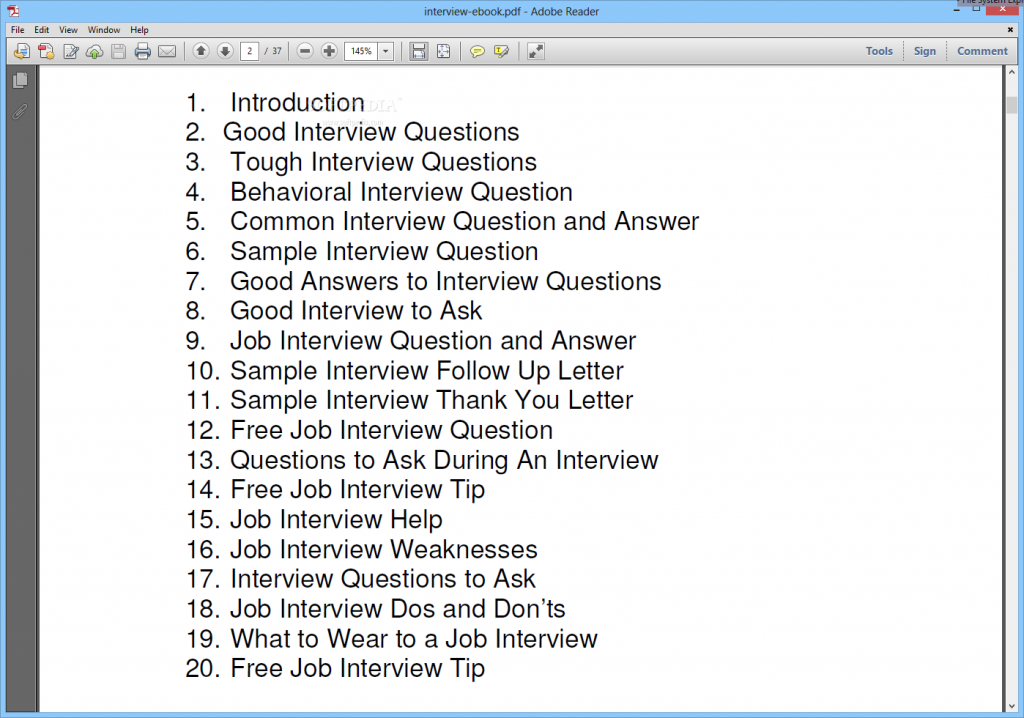 Download Common Interview Questions And Answers 1 0