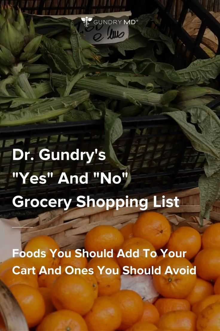 Dr Gundry Diet Food List A Comprehensive Yes And No List 
