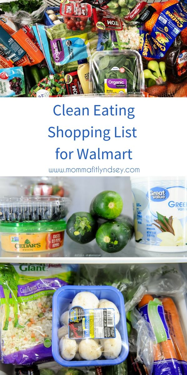Healthy Walmart Shopping List For Organic And Clean Eating 