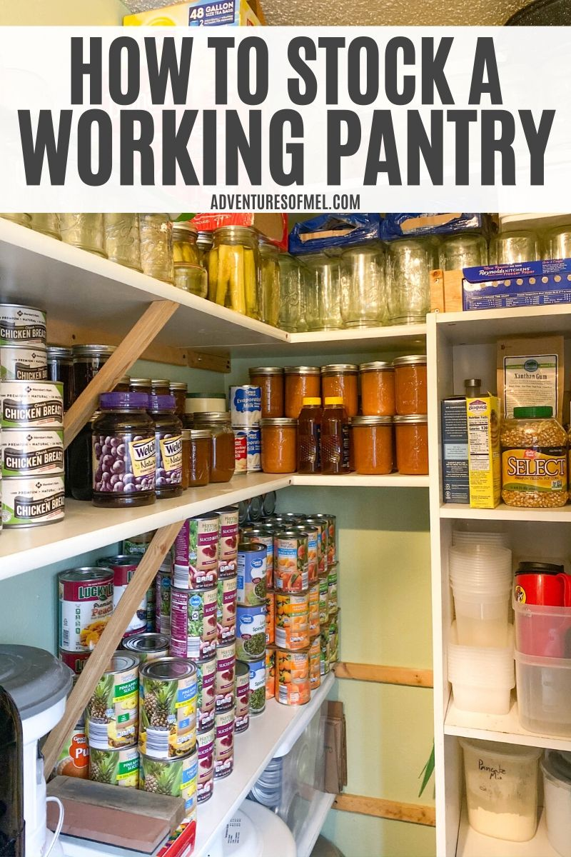 How To Stock A Working Prepper Pantry With Ideas For Food 