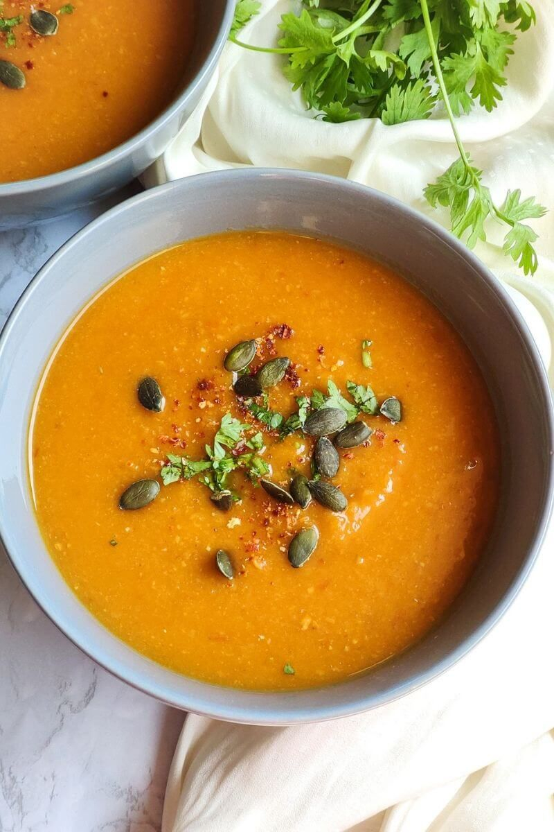Moroccan Spiced Sweet Potato Chickpea Soup By 