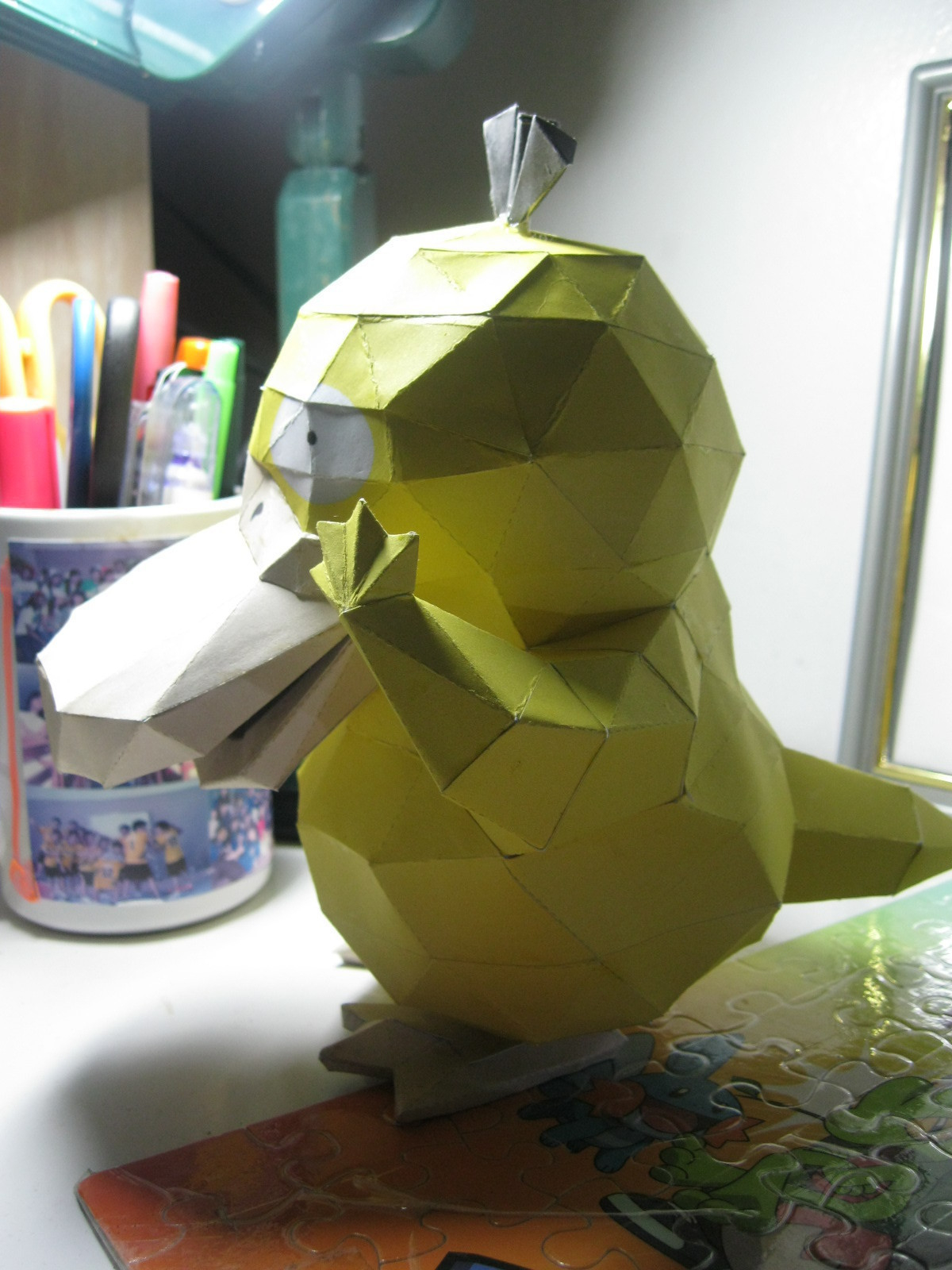 Pokemon Psyduck Papercraft How To Make A Paper Model 