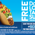 Taco Bell Canada Backtocool Coupon For FREE Tacos