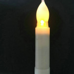 4 5 Battery Operated Wax Dipped Led Taper Stick Candle