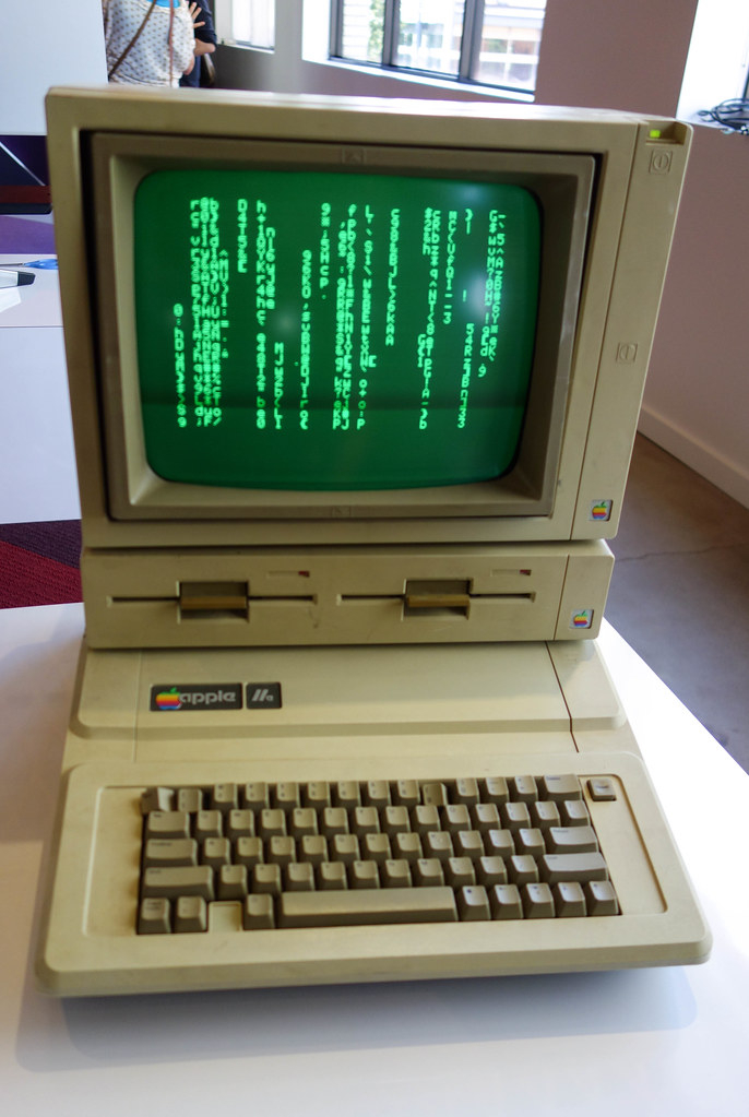 Apple IIe Running The Matrix Photo By Scott Beale 