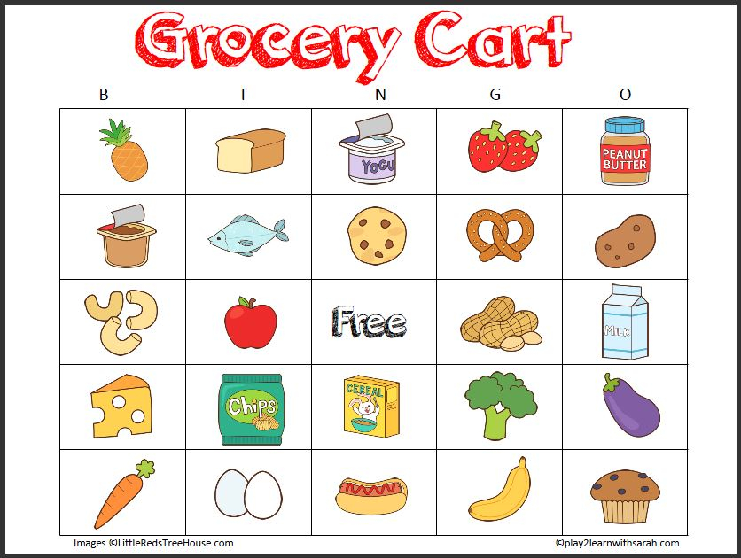 Free Printable Grocery Store Scavenger Hunt Life Love