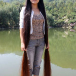 Gong Yanqiu Has 2 Meters Long Hair ChinaLongHair