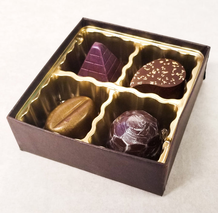 Handmade Chocolates Box Of 4 107 2
