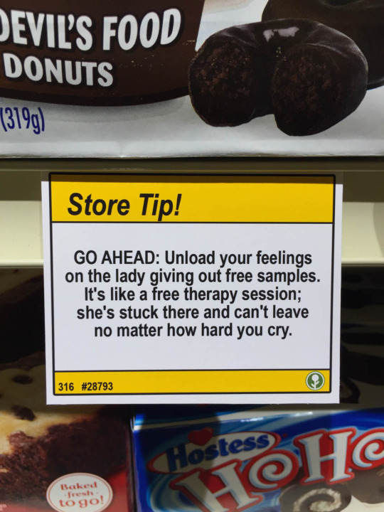 Hilarious Fake Shopping Tips Found In A Grocery Store 