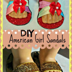 How To Make American Girl Doll Shoes Sandals No Sewing