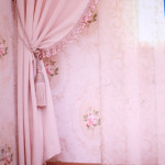 HUAYI Art Fabric Cloth Photography Background Pink Curtain