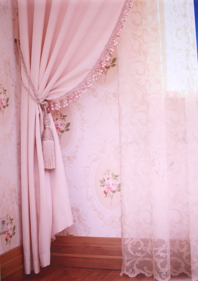 HUAYI Art Fabric Cloth Photography Background Pink Curtain 