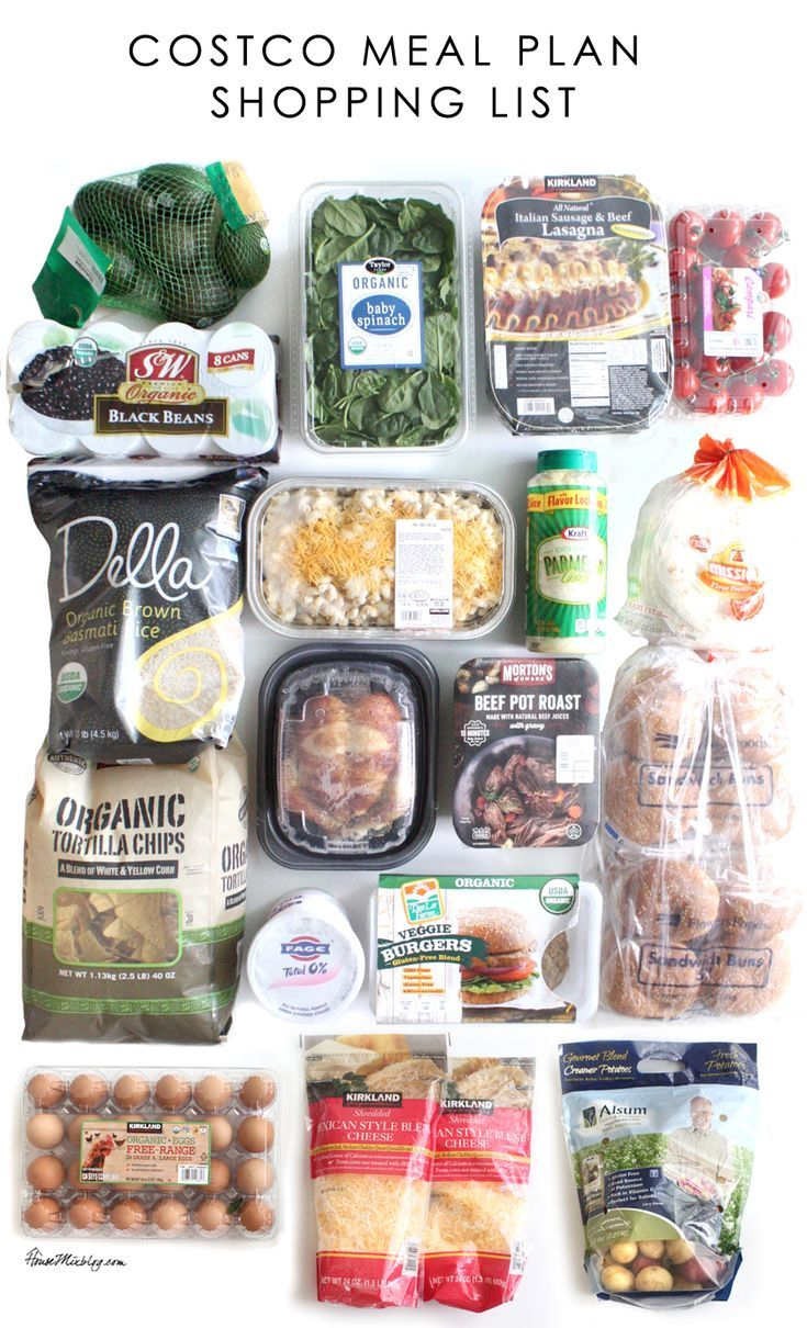Lazy Girl s Costco Meal Plan For 2 Weeks Costco Meal 