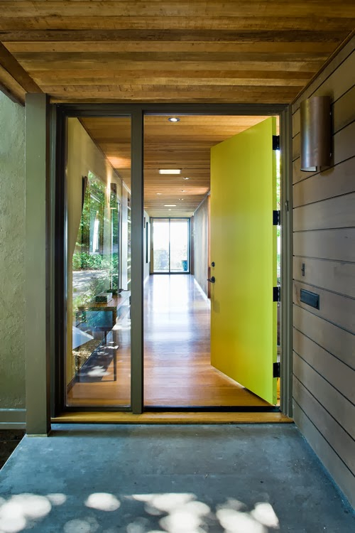Mad For Mid Century Green Modern Front Doors