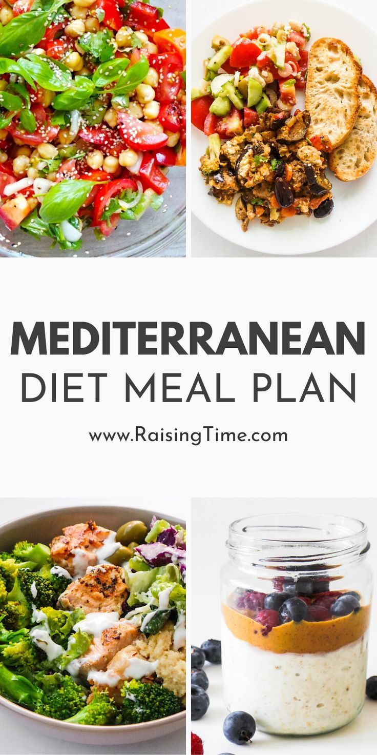 Mediterranean Diet Meal Plan Raising Time Easy 