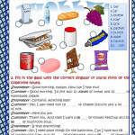 Shopping Vocabulary In Context English ESL Worksheets