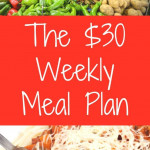 The 30 Weekly Meal Plan Free Printable Aldi Shopping